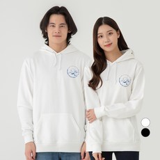 CARET 男女通用 寬鬆版 圖案 連帽T恤 Awesome