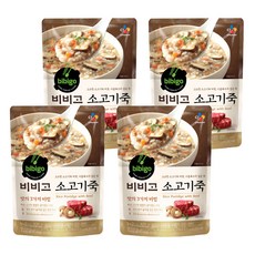 CJ bibigo 牛肉粥 韓國風味, 420g, 4包