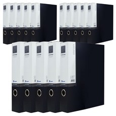 영오 합지 D링 바인더 3cm, 흑색, 15개