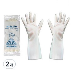 스완 니트릴 고무장갑 5p, 백색, 소(S), 2개