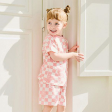 milkmilelolo 兒童透氣四角小熊室內家居服套裝