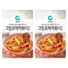 清淨園 辣炒年糕奶油玫瑰風味醬, 2包, 140g