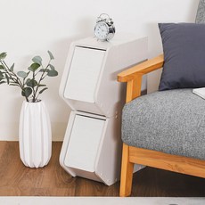 IRIS OHYAMA 愛麗思歐雅瑪 掀蓋式收納櫃 STB-200D, 米白色