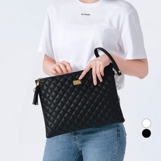 애드에딧 여성용 퀼팅 크로스 클러치백