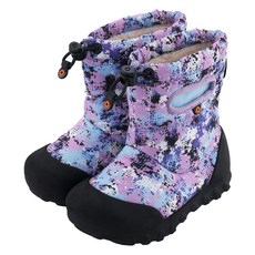 bogs 兒童 B-Moc 紋理迷彩雪靴