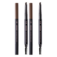 VDIVOV 巨型眉筆自動 0.35 克, 3 號深棕色, 2個