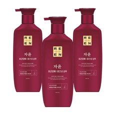리엔 자윤 모근강화 중건성 샴푸, 500ml, 3개