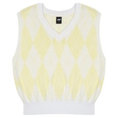 JCB 菱格紋針織背心 S241