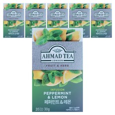 아마드티 페퍼민트 레몬 티, 1.5g, 20개입, 6개