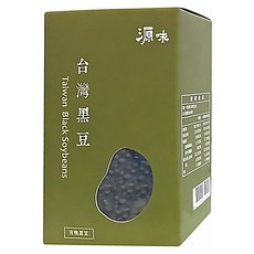 台灣源味本舖 台灣有機黑豆 台灣原生種 滿州小黑豆, 400g, 1盒