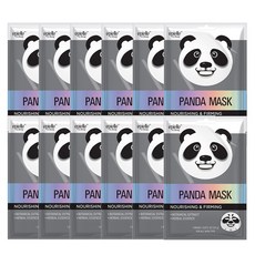 epielle 熊貓圖案緊緻面膜, 1片, 12片