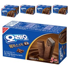 OREO 奧利奧 威化捲心酥 巧克力, 75g, 6個