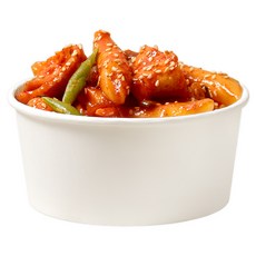 空白免洗紙碗 520ml, 100入, 1組