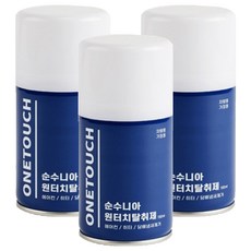 순수니아 자동차 실내 에어컨 담배 냄새 제거 탈취제 160ml, 1개입, 3개
