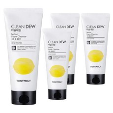 토니모리 이슬내린 레몬 폼 클렌저, 180ml, 4개