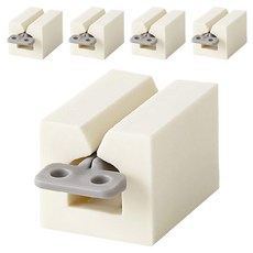 擠牙膏器, PP材質, 白色, 23g, 尺寸如圖所示, 5個