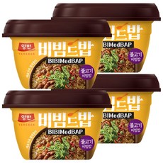 동원 양반 비빔드밥 불고기 비빔밥 컵, 271.5g, 4개