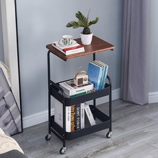 21세기트랜드 테이블형 트롤리 3단, 블랙