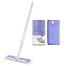 Catchmop 基本清潔桿 + 多用途手持抹布 2入 C套組, 1套