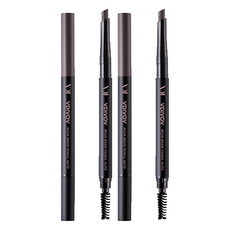 VDIVOV 巨型眉筆自動 0.35 克, 5號灰棕, 2個