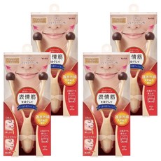 VeSS 臉部笑肌滾輪按摩器 遠紅外線天然礦石配合, 4個, CRF-800