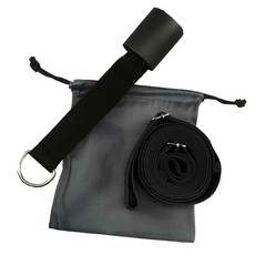 MONACO OLIVE 橄欖普拉提彈力門帶, 黑色的