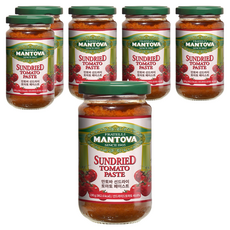 MANTOVA 曼托瓦 曬乾番茄醬 曬乾番茄 48.6% 義大利麵醬, 190g, 6罐
