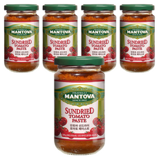 MANTOVA 曼托瓦 曬乾番茄醬 曬乾番茄 48.6% 義大利麵醬, 190g, 5罐