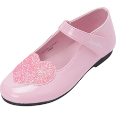 Benetton 兒童女孩琺瑯心形鞋 QCSHP1241