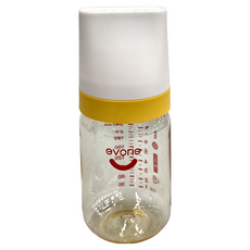 evorie 愛得利 特選PPSU寬口徑奶瓶，耐高溫，可水煮/蒸氣/紫外線消毒, EA-202, 240ml, 1個