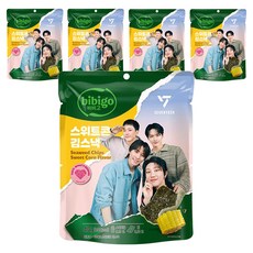 CJ bibigo 海苔脆片 甜玉米口味, 5包, 40g