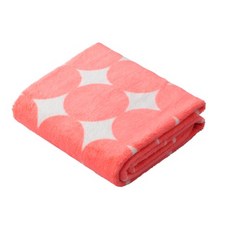 CB JAPAN 泡泡糖幾何系列超細纖維3倍吸水擦頭巾, 櫻桃粉, 1個