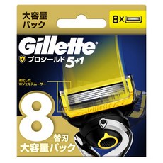 Gillette 吉列 台灣公司貨 ProShield鋒護系列刮鬍刀頭, 8個, 1盒