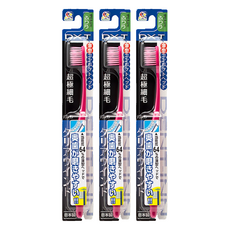 UFC SUPPLY 舒適潔淨牙刷 薄型 顏色隨機, 1入, 3支