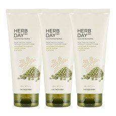THE FACE SHOP 菲詩小舖 Herb Day 365綠豆艾草洗面乳, 170ml, 3條