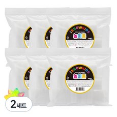 스노우키즈 유아용 미술놀이용 놀이폼 소 6개, 꽃송이폼, 2세트