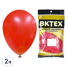 PartyClub 珠光氣球 30cm 50p, 2個, 紅色