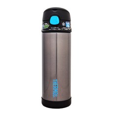 THERMOS 膳魔師 470ML 直飲式保溫瓶 SUS304不鏽鋼瓶身 保溫效果6小時, 黑色, 1個