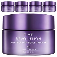 미샤 타임 레볼루션 나이트 리페어 앰플 크림 5X, 50ml, 5개