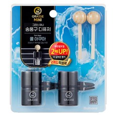 Bullsone 汽車通風口專用擴香瓶 10ml, 2個, 酷水族