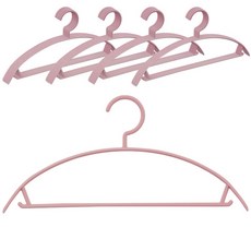 Saenghwalgongsik 弧形防留痕衣架, 20個, 粉色