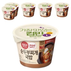 CJ Hetbahn 即食韓式嫩豆腐鍋湯飯, 173g, 6入
