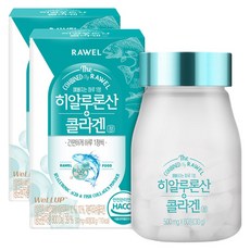로엘 히알루론산 저분자 콜라겐정, 60정, 2개