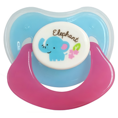 Richell 利其爾 AN安撫奶嘴 耐用親膚矽膠 圓潤外形 附奶嘴防塵蓋, 8個月, 1個