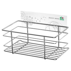 家而適 衛浴收納置物架 免釘免鑽 高承重 穩固耐用, 銀色, 1個