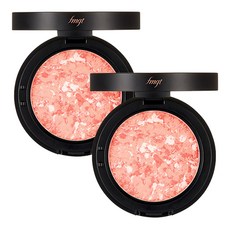 THE FACE SHOP 菲詩小舖 大理石腮紅 7g, 02 Love Coral Light, 2個