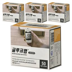 오상헬스케어 글루코랩 개인용혈당검사지, 4개