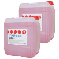 식자재왕 식기세척기 세제, 18.75L, 2개