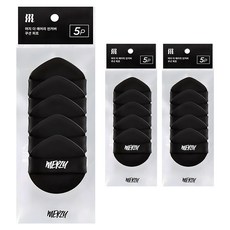 머지 더 에어리 씬 커버 쿠션 퍼프 5p, 블랙, 3개