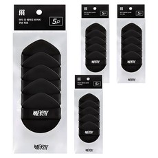 머지 더 에어리 씬 커버 쿠션 퍼프 5p, 블랙, 4개
